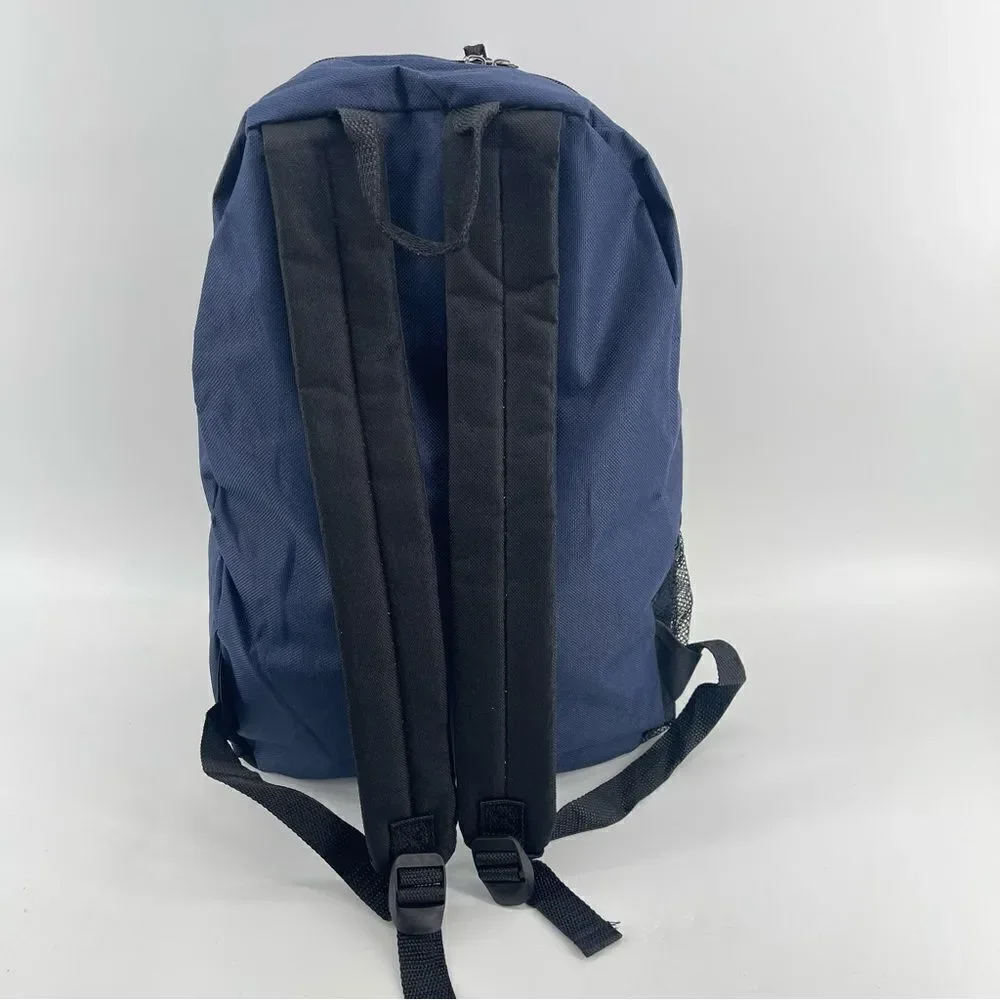 High Trails Equipment Boy’s Oxford Blue/Black/Crimson Reflective Backpack Large